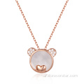 Valentine's Day Gift I Love You Rose Gold Women's Necklace